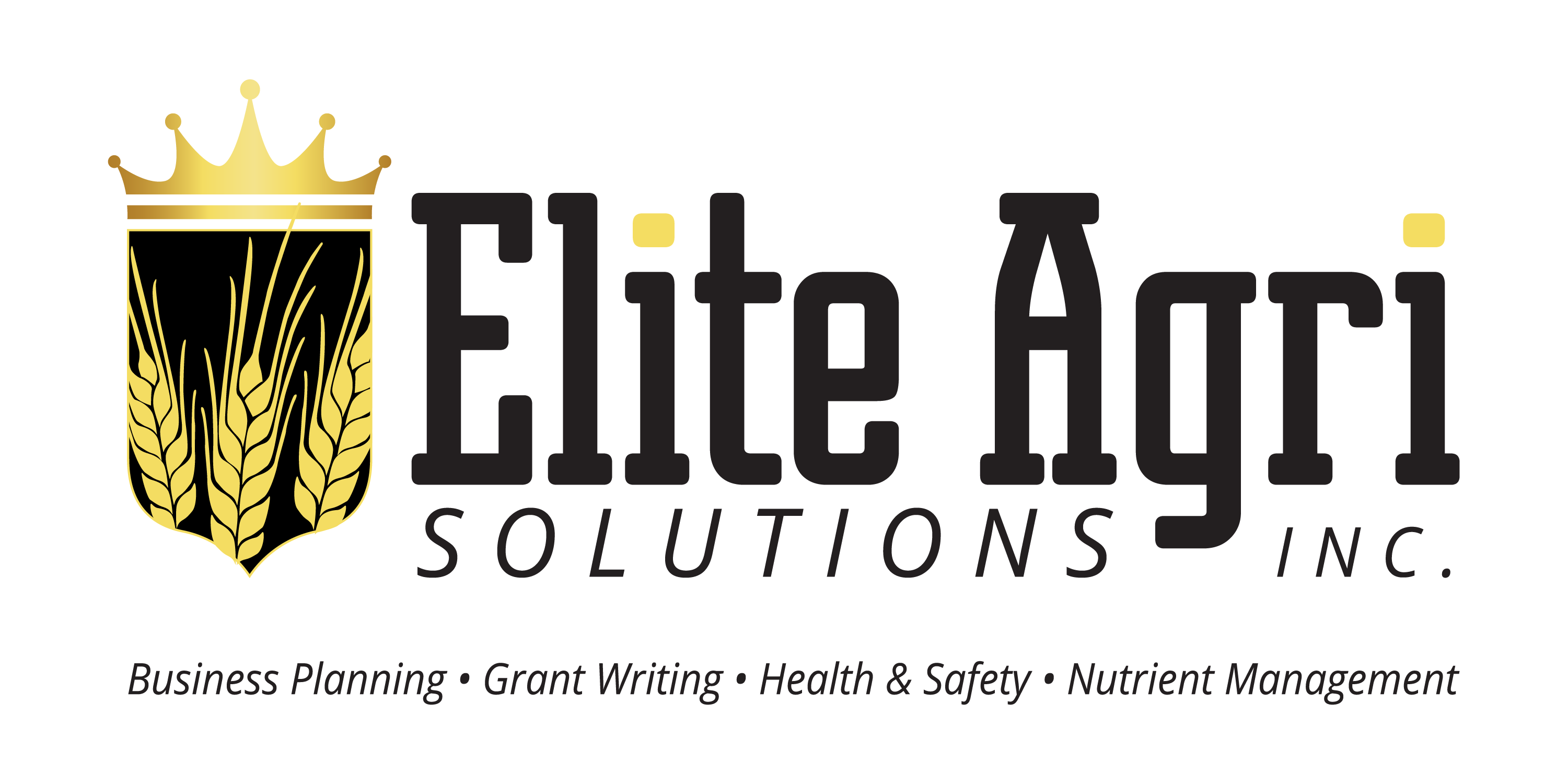 Elite Agri Solutions logo - Business planning / Grant Writing / Health and Safety / Nutrient management